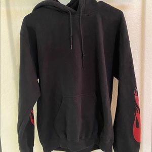 Brandy Melville flames hoodie